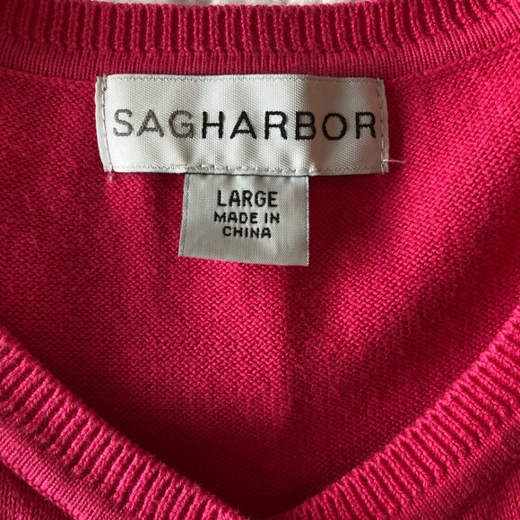 Day Harbor deep pink sweater - Picture 7 of 7